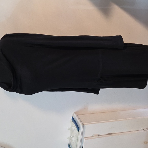 James Perse cotton cowl neck drawstring waist dress Sz S - Picture 7 of 9